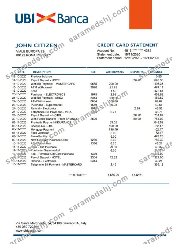 Italy UBI BANCA